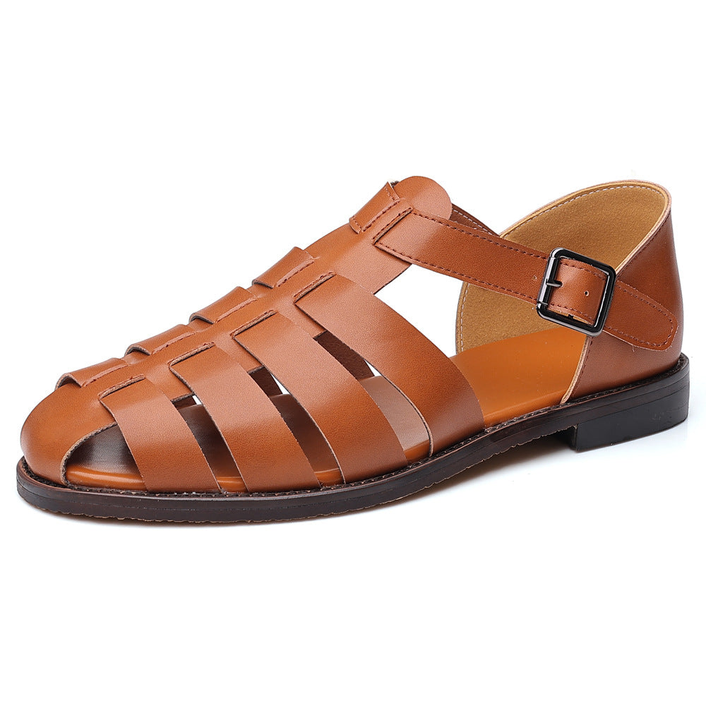 Plus Size Men's Shoes 2025 Summer New Casual Sandals Men's Fashion Trendy Roman Shoes Cross-Border Export Men's Shoes