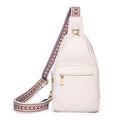 Cross-border Women's Chest Bag Soft Leather Fashion New Chest Crossbody Bag 2024 All-match Outgoing Backpack Casual Shoulder Bag