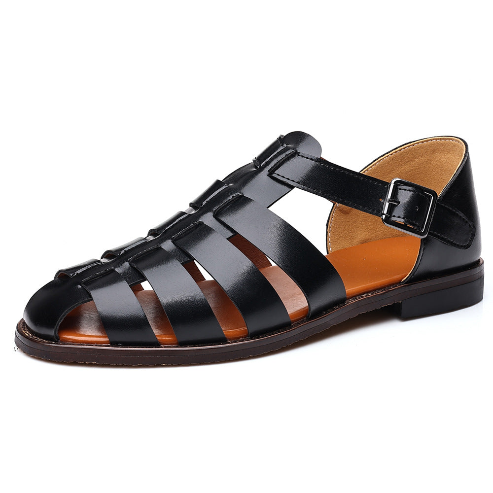 Plus Size Men's Shoes 2025 Summer New Casual Sandals Men's Fashion Trendy Roman Shoes Cross-Border Export Men's Shoes