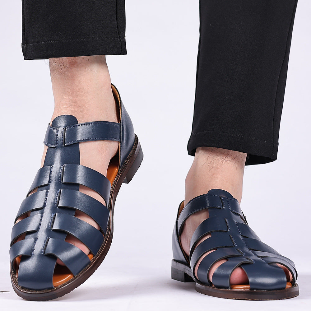 Plus Size Men's Shoes 2025 Summer New Casual Sandals Men's Fashion Trendy Roman Shoes Cross-Border Export Men's Shoes