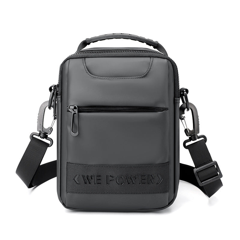 Wepower New Simple Men's Small Bag Fashionable Crossbody Bag Wearing Belt Hanging Bag Portable Shoulder Carry-on Bag