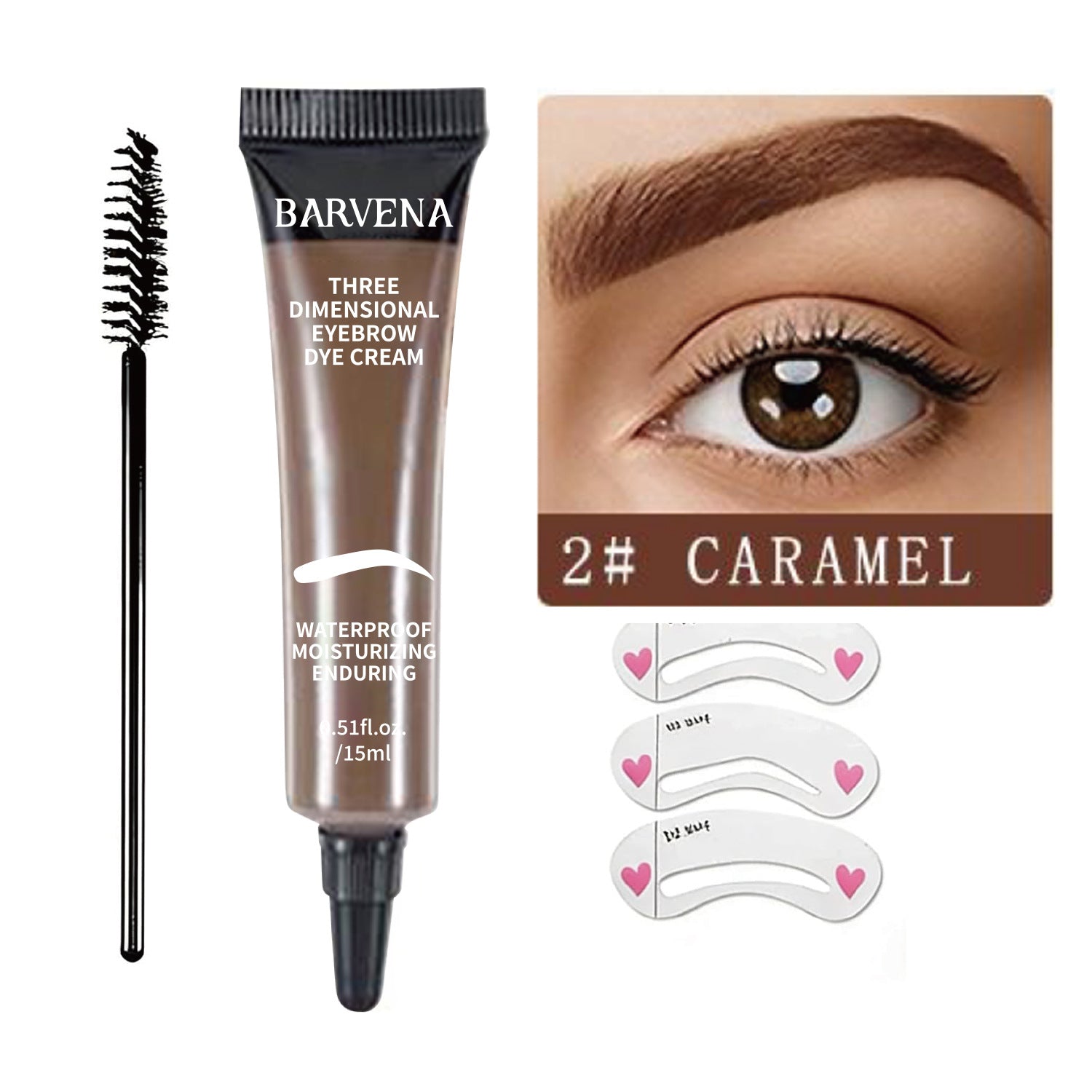 Cross-Border Popular Eyebrow Tinting Gel, Eyebrow Tint, Long-Lasting Waterproof Eyebrow Gel That Doesn'T Smudge