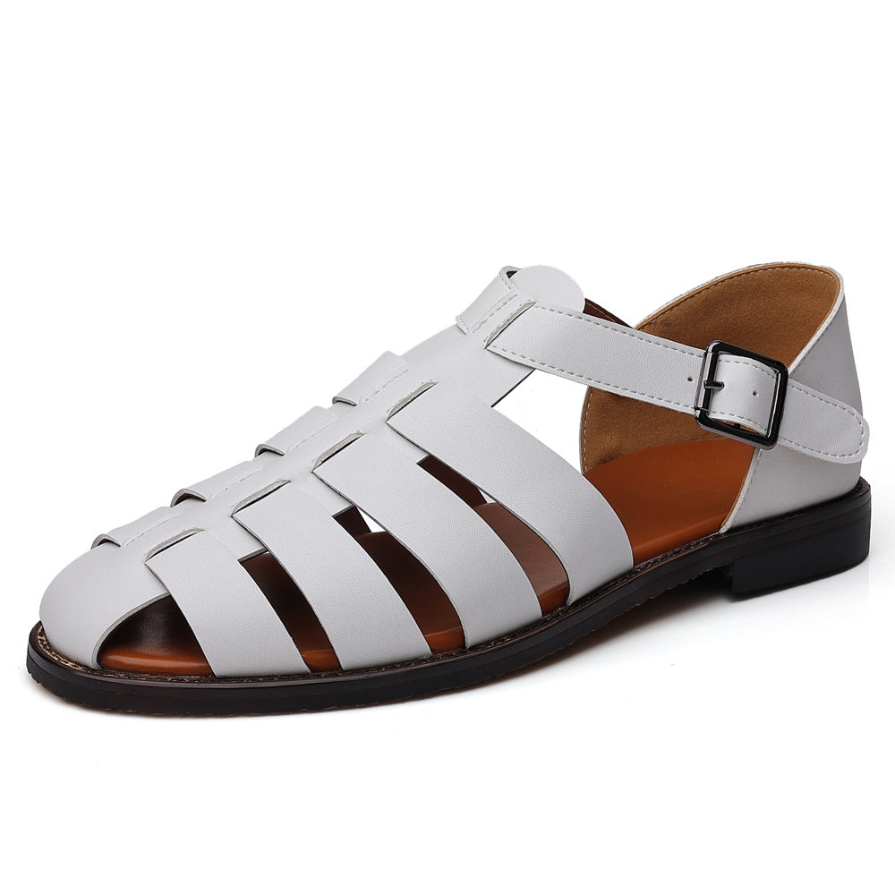 Plus Size Men's Shoes 2025 Summer New Casual Sandals Men's Fashion Trendy Roman Shoes Cross-Border Export Men's Shoes