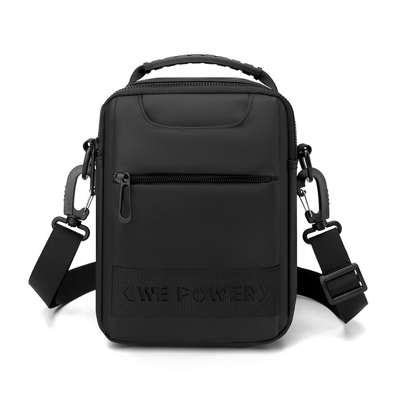 Wepower New Simple Men's Small Bag Fashionable Crossbody Bag Wearing Belt Hanging Bag Portable Shoulder Carry-on Bag
