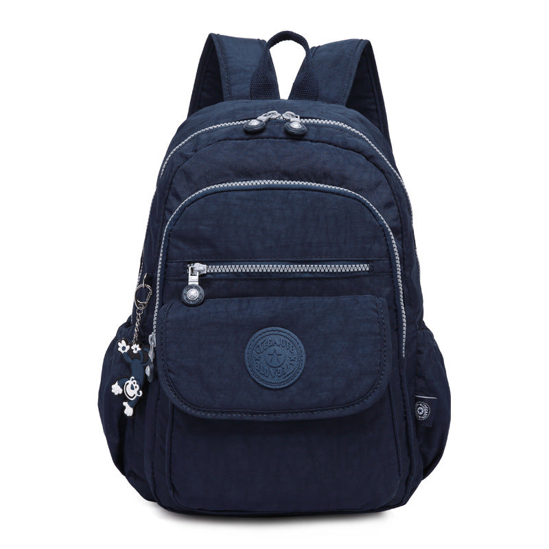 Tigao Special Trendy Versatile Lightweight Casual Nylon Washed Backpack Travel Outdoor Men's and Women's Backpack Wholesale