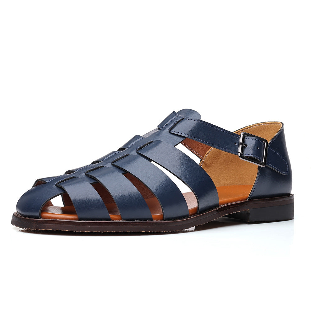 Plus Size Men's Shoes 2025 Summer New Casual Sandals Men's Fashion Trendy Roman Shoes Cross-Border Export Men's Shoes