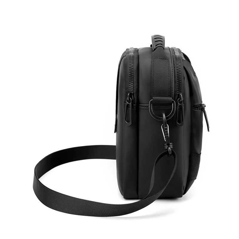 Wepower New Simple Men's Small Bag Fashionable Crossbody Bag Wearing Belt Hanging Bag Portable Shoulder Carry-on Bag