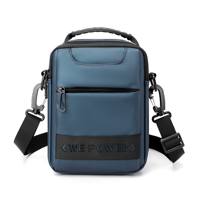 Wepower New Simple Men's Small Bag Fashionable Crossbody Bag Wearing Belt Hanging Bag Portable Shoulder Carry-on Bag