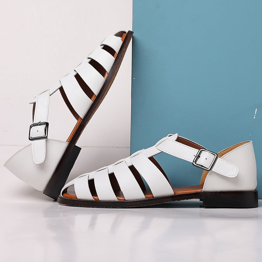 Plus Size Men's Shoes 2025 Summer New Casual Sandals Men's Fashion Trendy Roman Shoes Cross-Border Export Men's Shoes