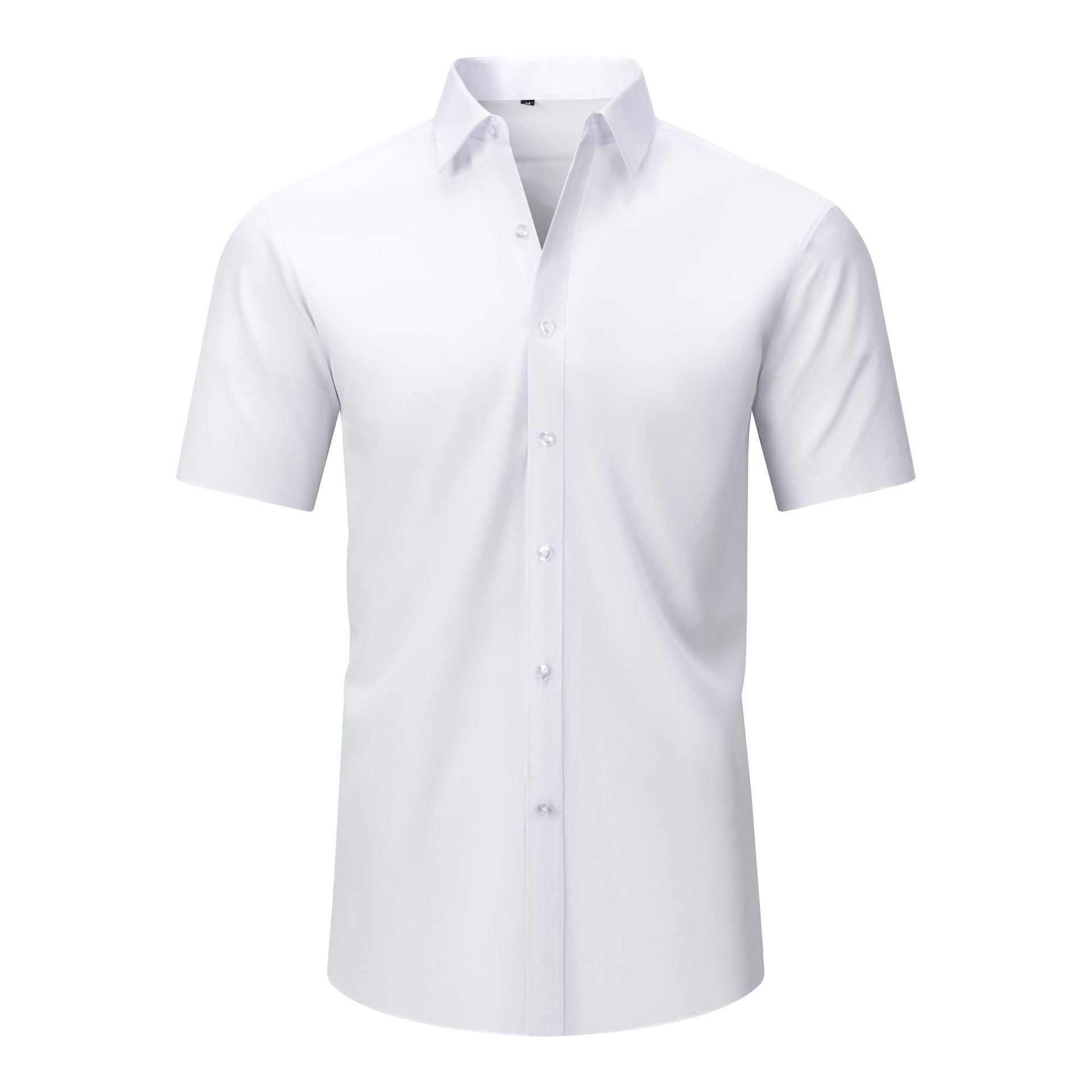 Cross-Border Lightweight Stretchy Plus-Size Men's Shirts, Wrinkle-Resistant Long-Sleeve Shirts, Amazon Cardigan Long-Sleeve Shirts for Men