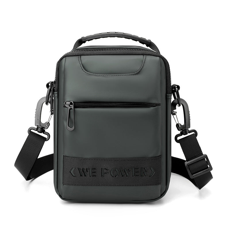 Wepower New Simple Men's Small Bag Fashionable Crossbody Bag Wearing Belt Hanging Bag Portable Shoulder Carry-on Bag