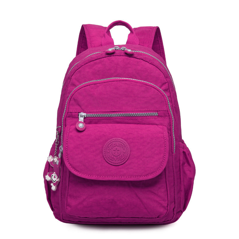 Tigao Special Trendy Versatile Lightweight Casual Nylon Washed Backpack Travel Outdoor Men's and Women's Backpack Wholesale