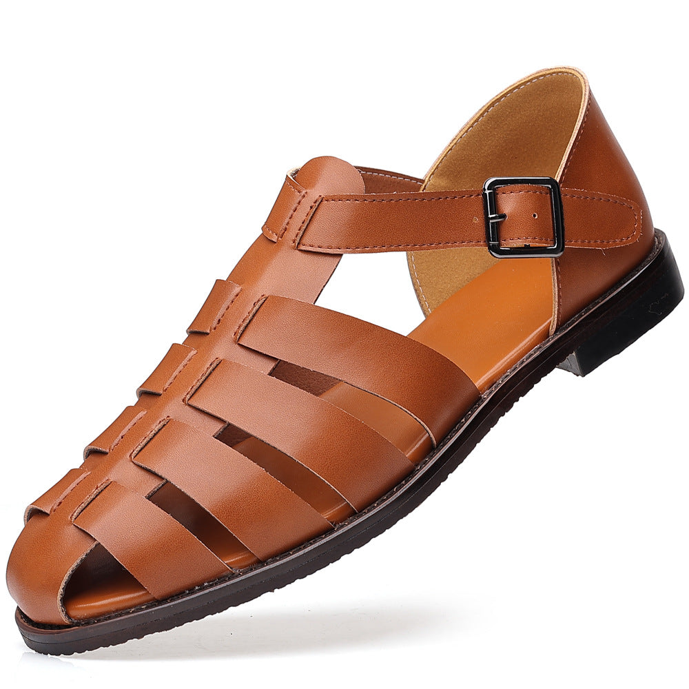 Plus Size Men's Shoes 2025 Summer New Casual Sandals Men's Fashion Trendy Roman Shoes Cross-Border Export Men's Shoes