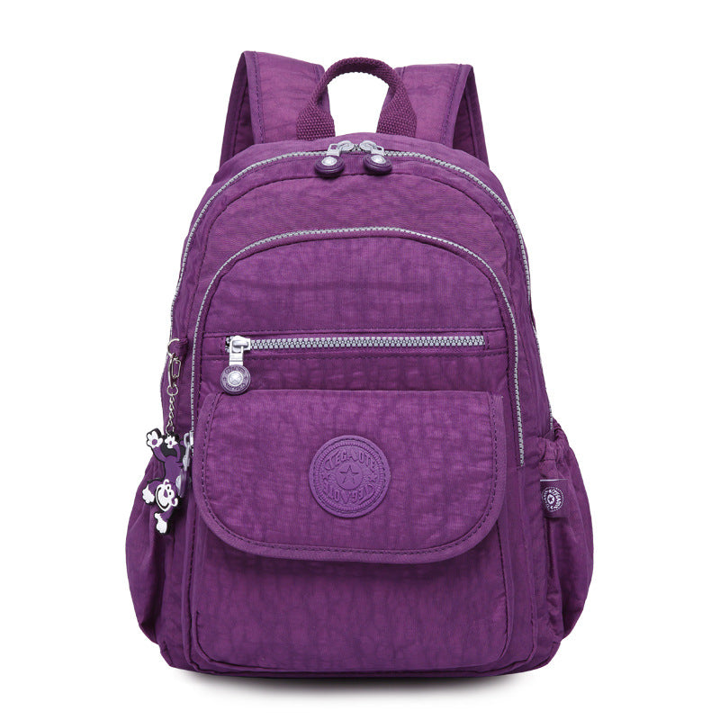 Tigao Special Trendy Versatile Lightweight Casual Nylon Washed Backpack Travel Outdoor Men's and Women's Backpack Wholesale