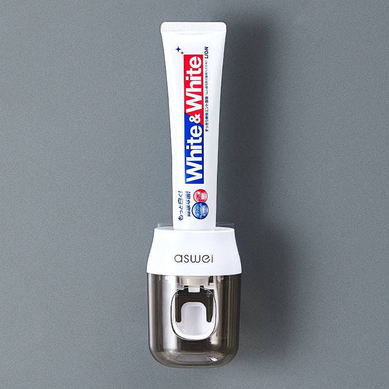 Toothpaste Squeeze Artifact Full-automatic Squeezer Storage Rack Wall-mounted Lazy Toothbrush Holder Non-perforated Children's Rack